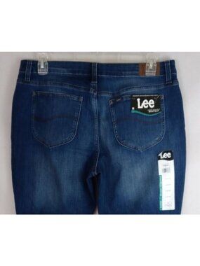 NWT Lee Regular Fit Bootcut Whiskered Distressed Jeans Size 16P